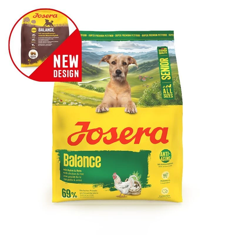 Cibo secco per cani JOSERA Senior Balance 3 kg — alimento completo per cani anziani