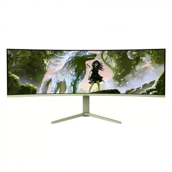 Monitor per computer curvo Arozzi Nova 49 pollici (124,5 cm) Dual QHD 5120×1440 LED VA, 4 ms, verde