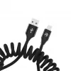 Cavo dati USB-Lightning Tellur Extendable 3A, 1,8 m, nero