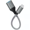 LogiLink adattatore USB 3.2 Gen1 Type-C C/M a USB-A/F OTG alluminio 0,15 m