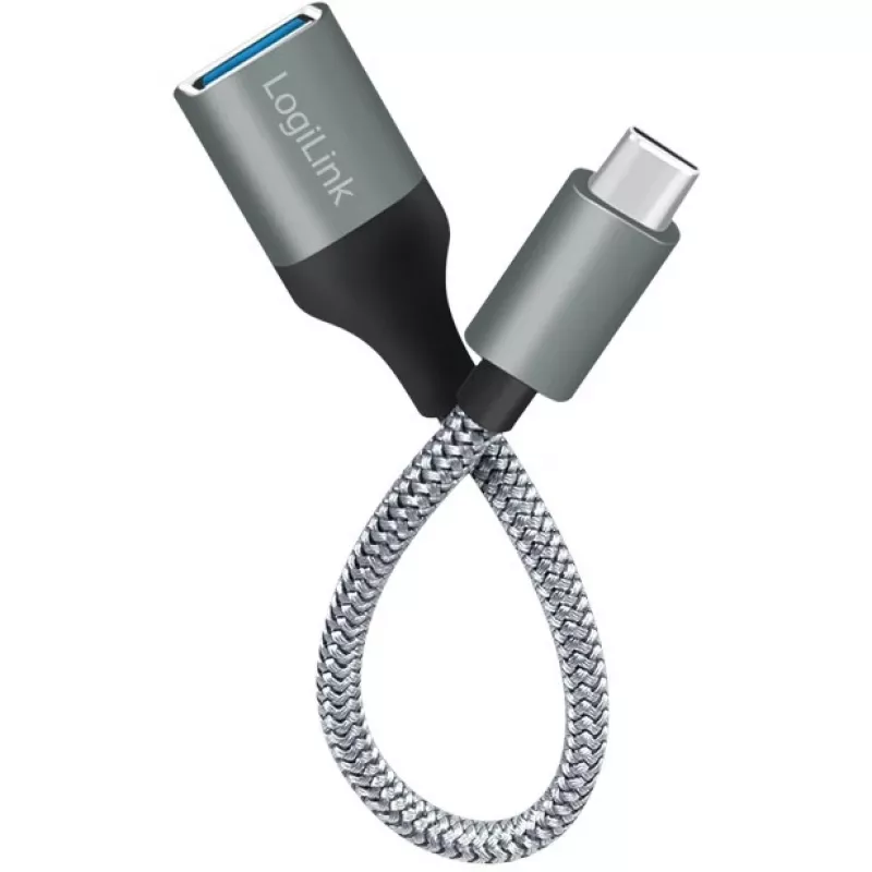 LogiLink adattatore USB 3.2 Gen1 Type-C C/M a USB-A/F OTG alluminio 0,15 m