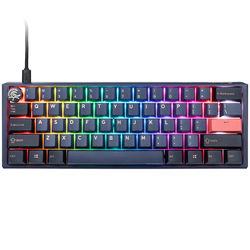 Tastiera gaming Ducky One 3 Mini USB US English blu