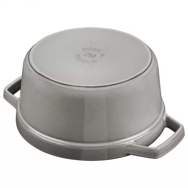 Staub La Cocotte rotonda in ghisa 26 cm, grigio grafite