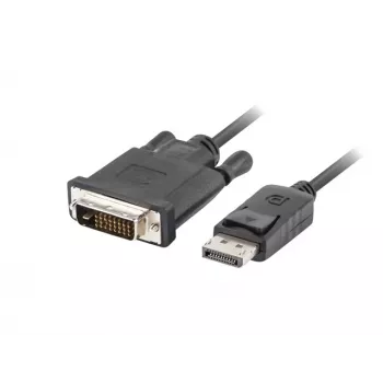 Adattatore per cavo video LANBERG DisplayPort su DVI-D CA-DPDV-10CU-0018-BK, 1,8 m, nero