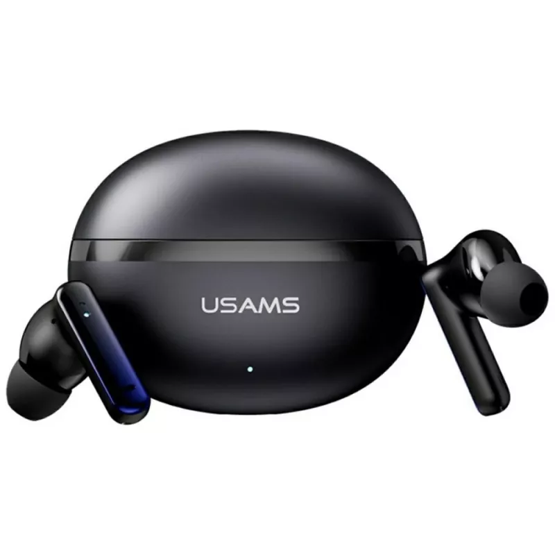 Cuffie Bluetooth Usams TWS E02 ANC+ENC nere