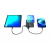 Powerbank Port Designs 907005 10000 mAh ricarica wireless nero