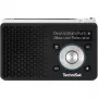 TechniSat DigitRadio 1 A 0100/4997 radio digitale, DAB+/FM, RDS, 40 stazioni preimpostate, funzione di allarme ASA, nero/argento
