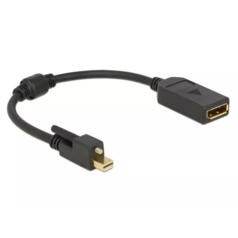 Cavo DisplayPort DeLOCK 62638 Mini DisplayPort 0,25 m nero