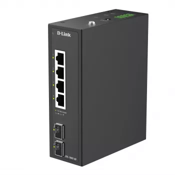 D-Link switch industriale unmanaged 6 porte Gigabit con 2 porte SFP