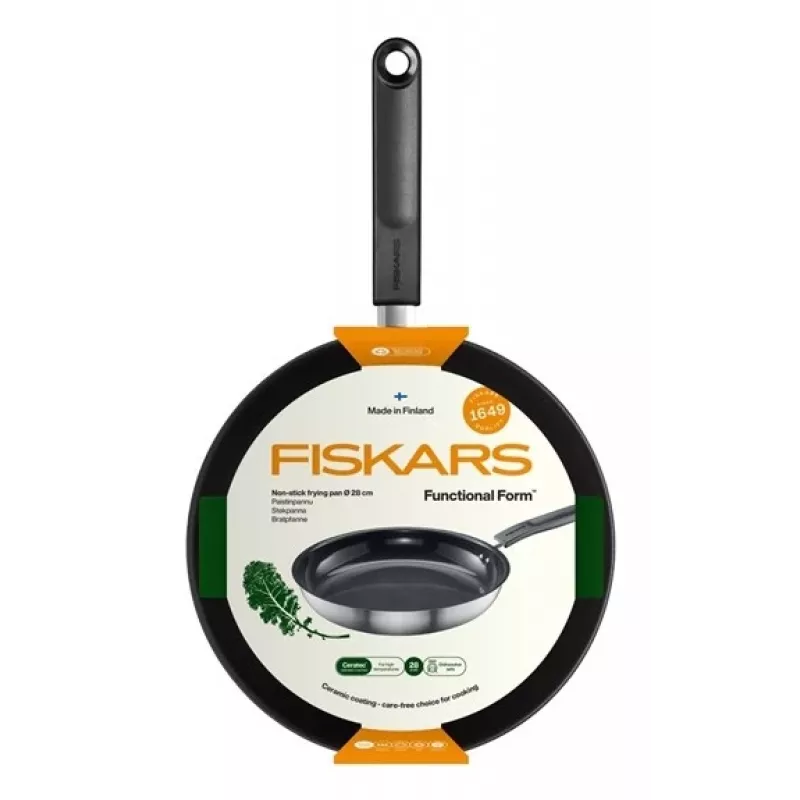 Fiskars 1072312 Functional Form padella 280 mm padella gourmet rotonda