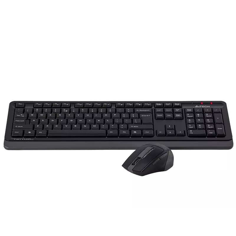 A4Tech FStyler FG1035 kit tastiera e mouse wireless, 2,4G, grigio