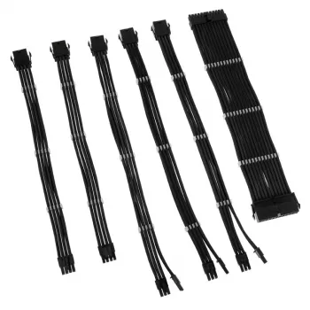 Kolink Core Adept set di prolunghe cavi con guaina - nero