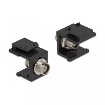 Modulo Keystone DELOCK 86851, connettore FC piatto, nero, 16,5×24×21,8 mm