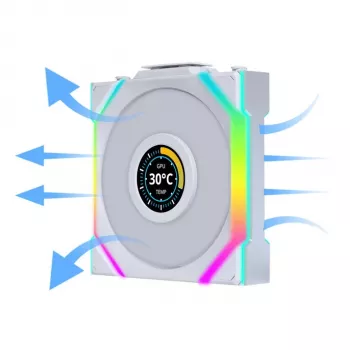 Lian Li UNI FAN SL Wireless LCD 120 12 cm bianco 31 dB 51,45 cfm