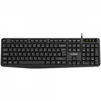 Tastiera con filo CANYON KB-1 layout UK nero