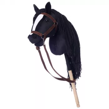 Cavallo a bastone HOPPIHORSE Hobby Horse A3 nero