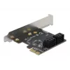 Scheda SATA PCI Express x1 DeLOCK 90010 formato low-profile