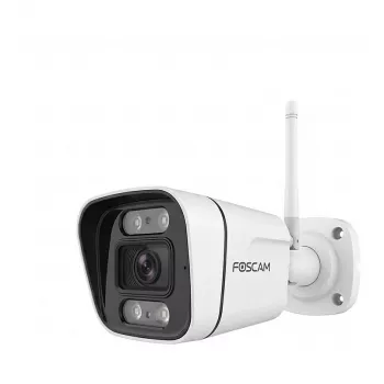 Telecamera di videosorveglianza IP Foscam FABV5S (bianco) – telecamera dome compatta con PoE per interni ed esterni