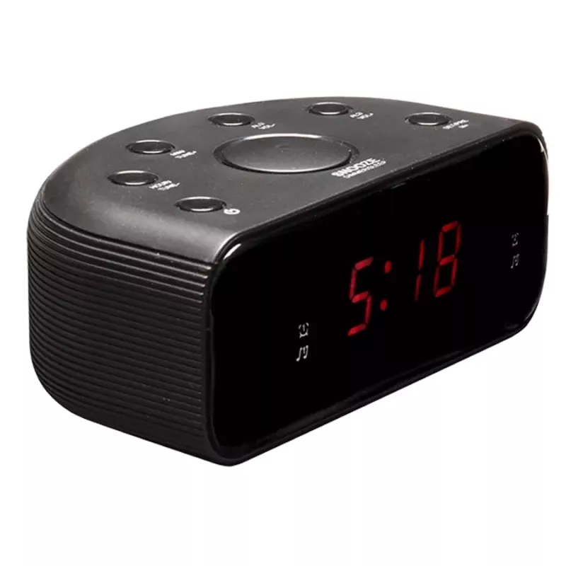 Radio FM analogica e digitale Denver CR-430 con display LED, nera