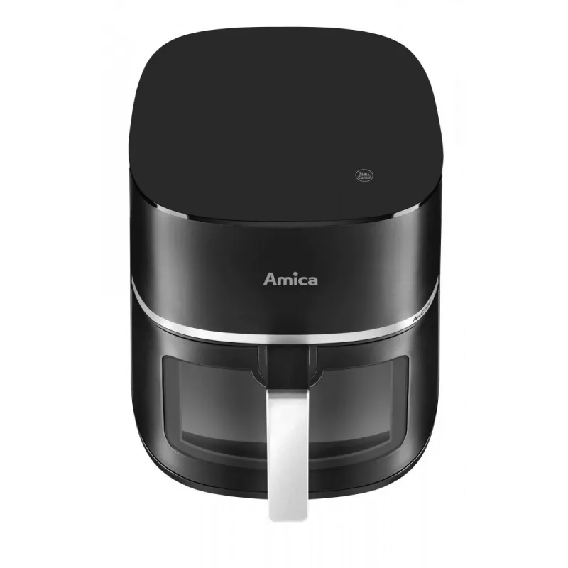 Amica AFM 6020 friggitrice ad aria, 7,2 l, 1700 W, 10 programmi, display LCD, nera