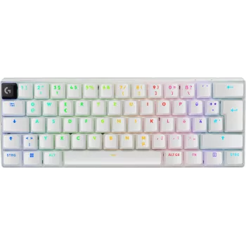 Logitech G PRO X 60 tastiera gaming USB RF Wireless Bluetooth QWERTZ tedesco bianco