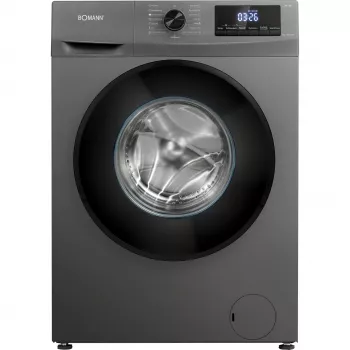 Lavatrice a carica frontale BOMANN WA 7185, capacità 8 kg, 1400 giri/min, classe di efficienza energetica A, nero