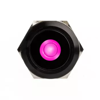Pulsante antieffrazione DimasTech 25mm Blackline Dot RGB (PD224) pulsante antieffrazione