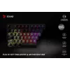 Tastiera gaming Savio Phenix SAVGK-RED USB RF Wireless Bluetooth QWERTY