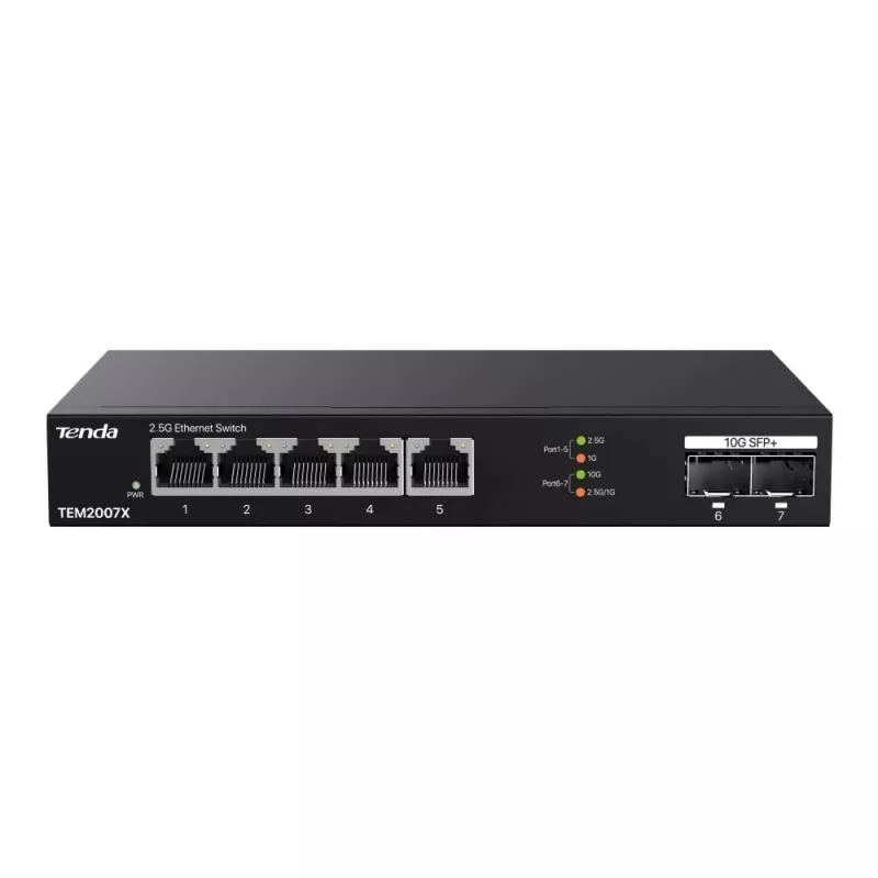 Switch di rete Tenda TEM2007X 2.5G Ethernet 5 porte