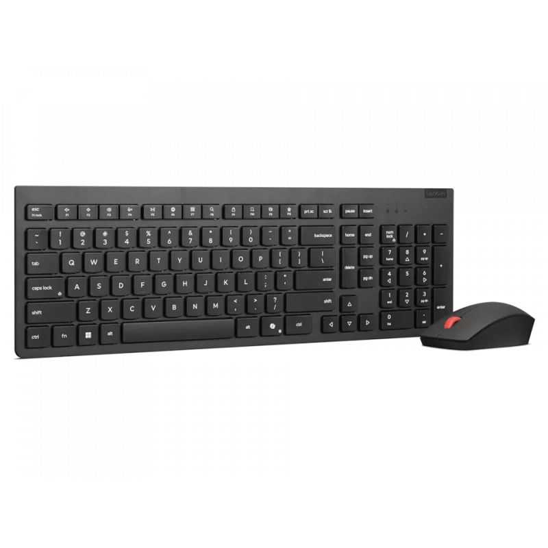 Lenovo tastiera e mouse wireless nero