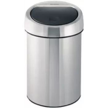 Touch Bin BRABANTIA 3 L acciaio opaco antimpronta, modello 37 86 45