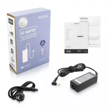 Alimentatore MITSU ACER ZM/ACE19237 19V 2,37A compatibile con dispositivi portatili ACER