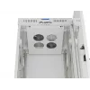 Armadio rack a pavimento LANBERG 19 pollici 32U 600×600 mm grigio con porte perforate e LCD (flat pack)