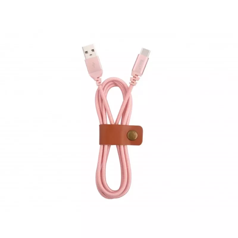 Cavo USB Tellur TLL155281 USB 2.0 1 m USB A USB C oro rosa