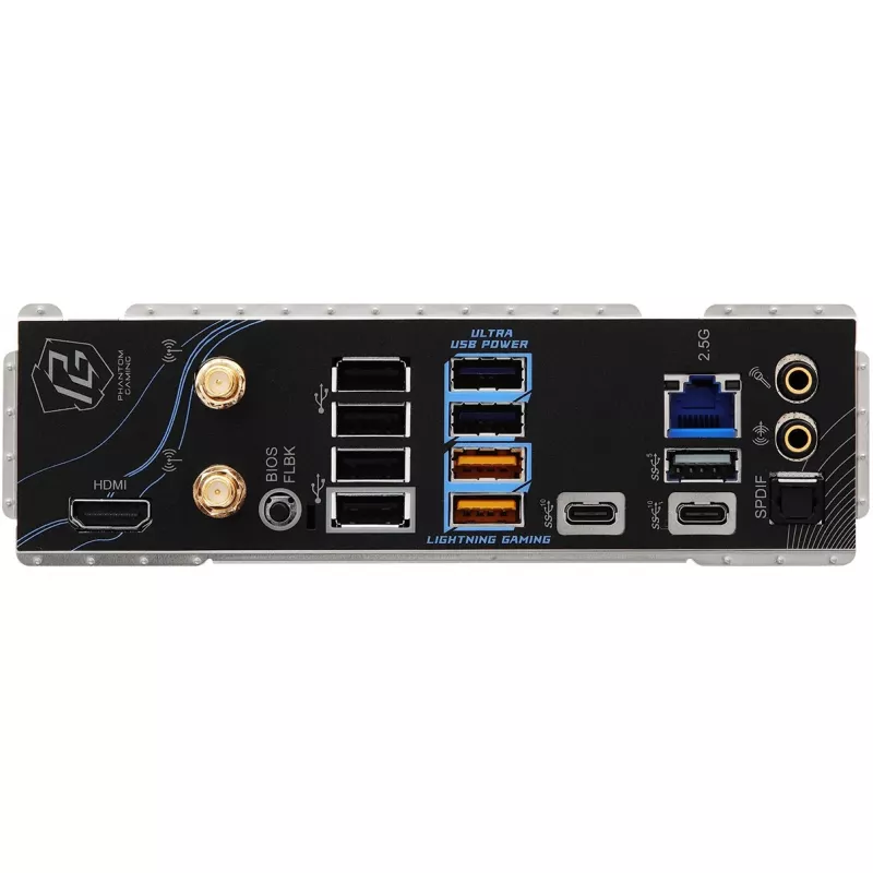 Scheda madre ASRock Phantom Gaming B850 Riptide WiFi — AMD B850, socket AM5, ATX, DDR5, 4x M.2, Wi-Fi 7, LAN 2.5Gb