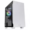 Case per PC Thermaltake S100 Tempered Glass Snow Edition Micro Tower bianco