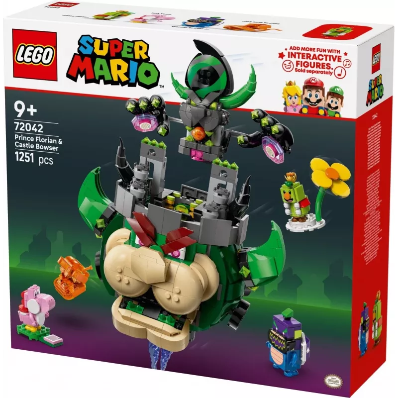 Giocattolo da costruzione LEGO Super Mario Prinz Florian & Schloss Bowser Set 72042