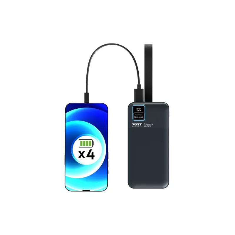 Caricabatterie portatile Port Designs 907003 30000 mAh