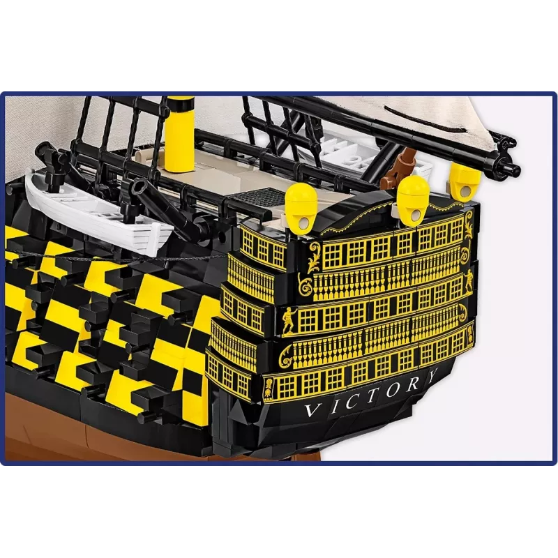 Kit da costruzione Cobi HMS Victory — 2.517 pezzi, modello dettagliato di veliero storico