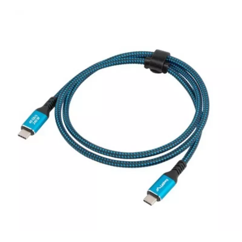 Cavo USB-C M/M USB4 1,5M 240W 60Hz nero-blu