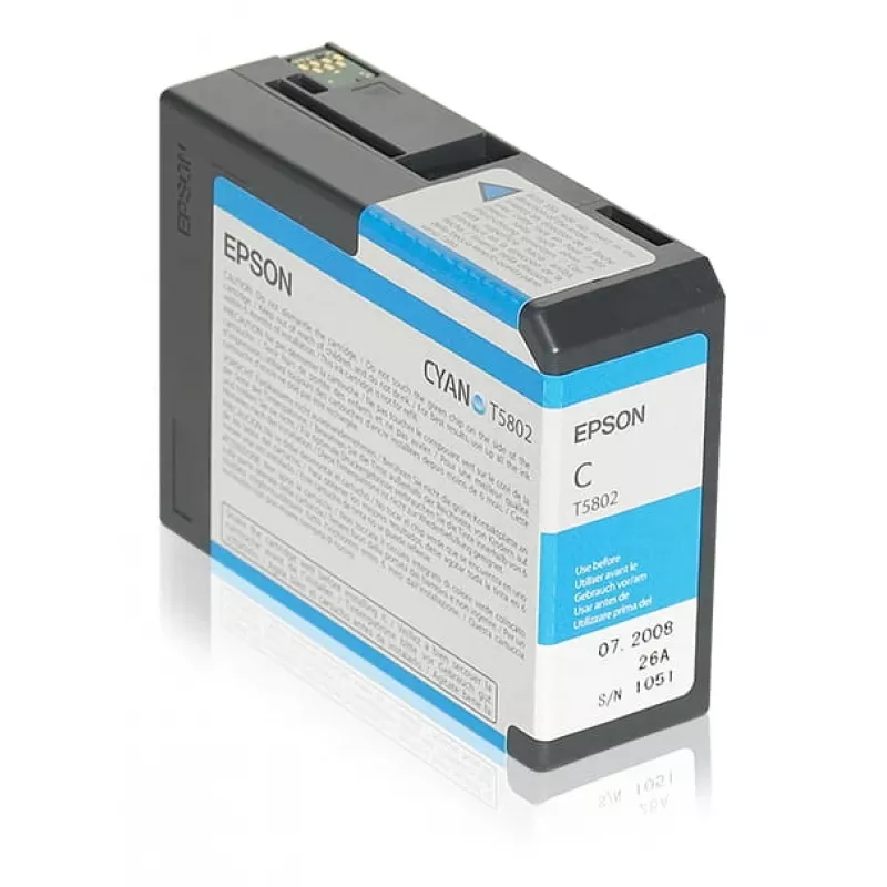 Epson Singlepack ciano T580200, ciano, 80 ml, 1 pezzo