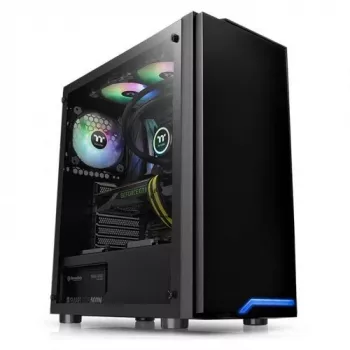 Thermaltake H100 TG MIDI Tower nero