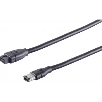 Cavo Firewire ShiverPeaks AK FW 9P-6P 1,8–2,0 m, connessione da 9 poli a 6 poli IEEE 1394