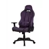 Sedia gaming Arozzi Torretta SoftFabric viola – design ergonomico, braccioli regolabili, schienale reclinabile