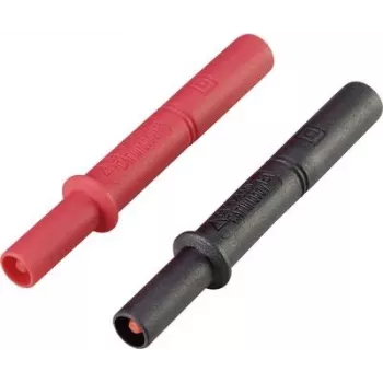 VOLTCRAFT MSL-505 prolunga per puntale di misura [spina da 4 mm - presa da 4 mm] nero, rosso (VC-8085010)
