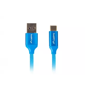 Cavo USB 2.0 LANBERG CA-USBO-21CU-0010-BL — USB-A a USB-C, 1 m, blu
