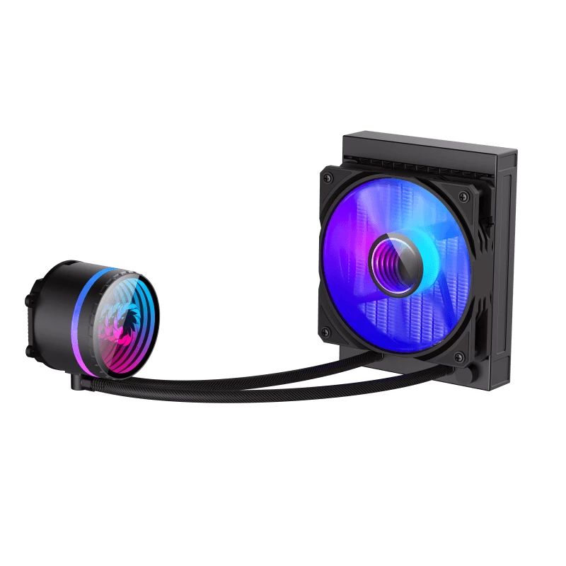Gamemax | Dissipatore a liquido per CPU | ICEBURG 120 | nero