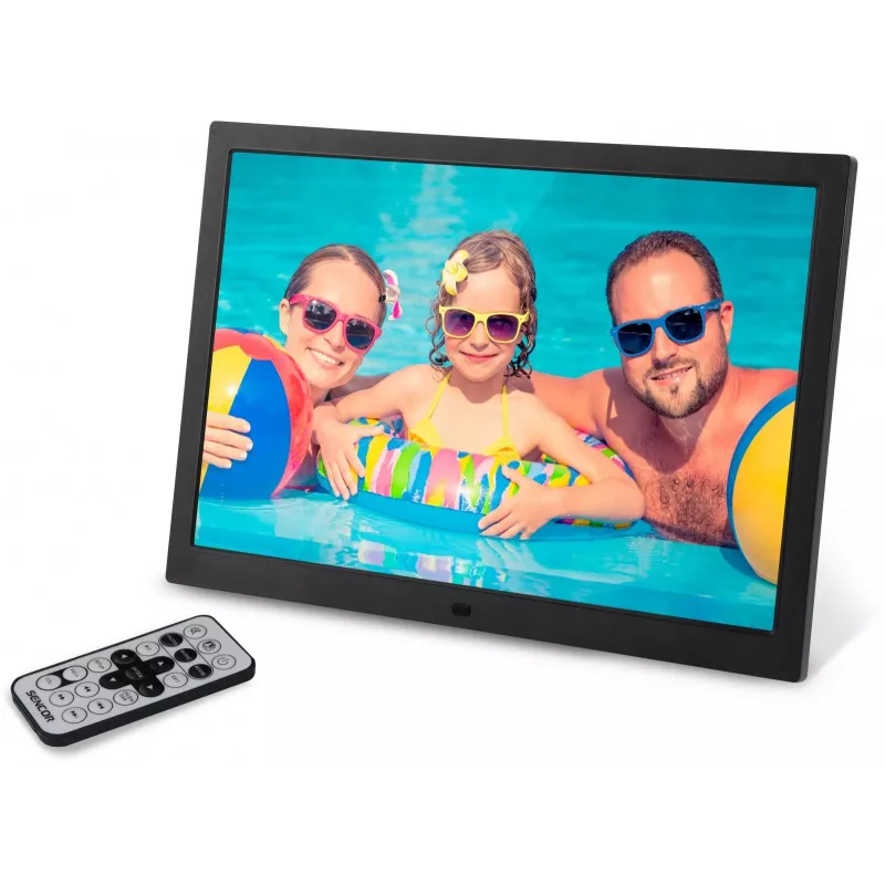 Cornice digitale SENCOR SDF 1571 BK — cornice multimediale nera da 15 pollici
