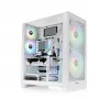 Case per computer THERMALTAKE View 390 TG Snow White Mid-Tower con pannelli laterali e frontali in vetro temperato