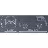 Kit di montaggio Cobi Volkswagen T2a autocarro 1:35 grigio